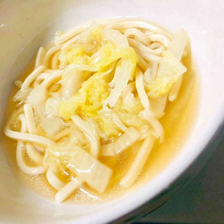 白菜のうどん